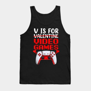Gaming Apparel, Video Game Funny Shirt, Valentines Day Kids Tank Top